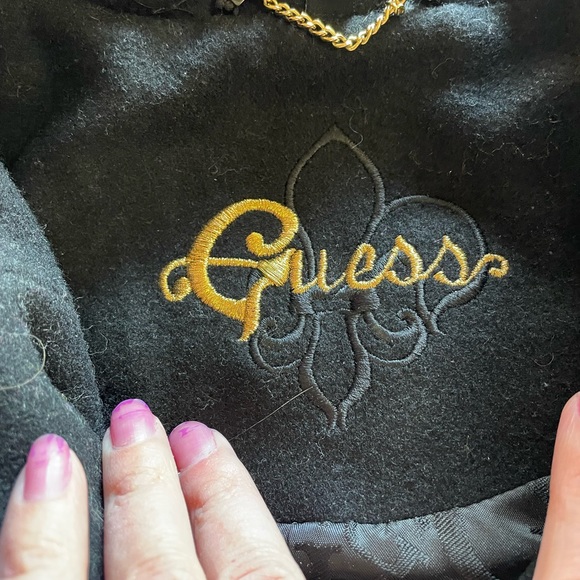 Guess Double Breasted Wool Coat - Picture 2 of 14